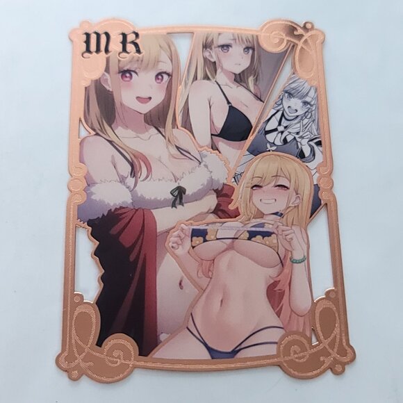 Marin Xmas Bikini Metal Card Limited LSP 124/200 Goddess Story Anime Card - Picture 1 of 3